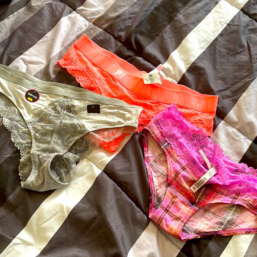 Size M hipsters. One VS one Pink one Rene Rofé